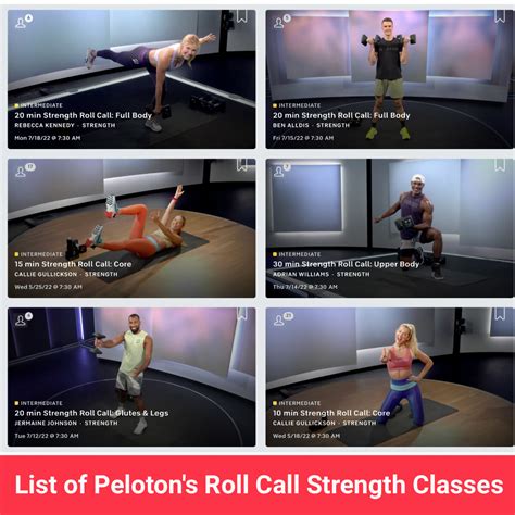 Program Design. . Peloton strength roll call